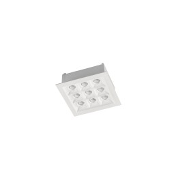 Downlight Bento Standard Square Trim 18.3W Blanco neutro - 4000K CRI 90 33.9º Blanco IP23 1514lm Leds C4 90-6698-14-14
