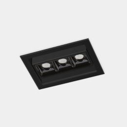 Downlight Bento Adjustable 3 LEDS 6.1W Blanco cálido - 3000K CRI 90 34.3º Negro IP23 467lm Leds C4 90-7161-60-60