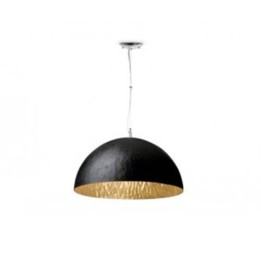 Lámpara colgante techo Fibre de Vidrio MAGMA P  para Interior Negro-Oro E27