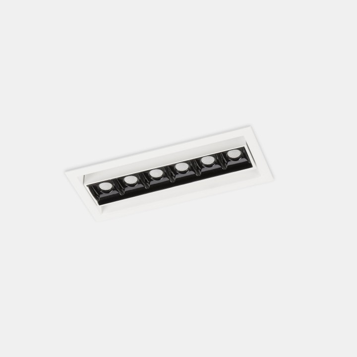 Downlight Bento Adjustable 6 LEDS 12.2W Blanco cálido - 3000K CRI 90 34.3º Blanco IP23 844lm Leds C4 90-7191-14-60
