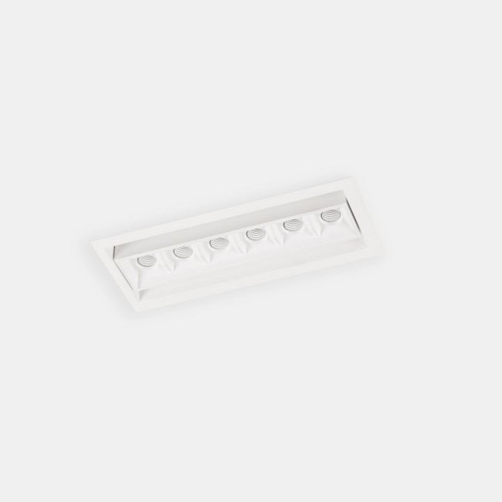 Downlight Bento Adjustable 6 LEDS 12.2W Blanco cálido - 3000K CRI 90 48º Blanco IP23 802lm Leds C4 90-7192-14-14