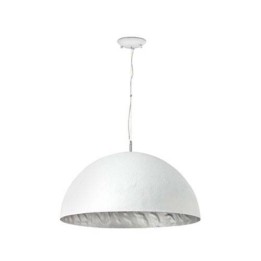Lámpara colgante techo Fibre de Vidrio MAGMA P  para Interior Blanco-Plata E27