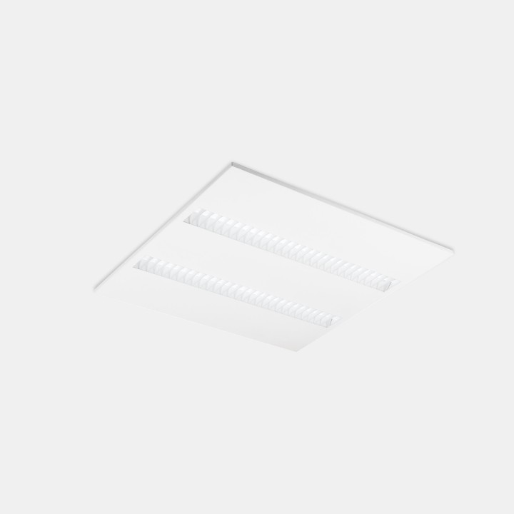 Plafón Finelight Square 35W Blanco neutro - 4000K CRI 80 DALI/PUSH Blanco IP20 3452lm Leds C4 90-7835-14-DS