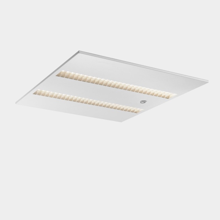 Plafón Finelight Square 35W Blanco neutro - 4000K CRI 80 DALI D4i Blanco IP20 3452lm Leds C4 90-7840-14-WR