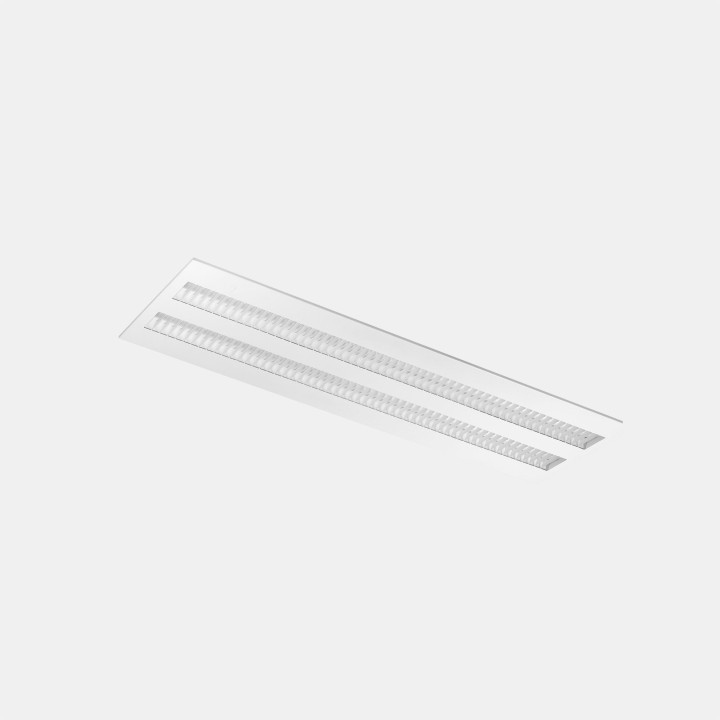 Plafón Finelight Rectangular 1200x300 35W Blanco neutro - 4000K CRI 80 ON-OFF Blanco IP20 3459lm Leds C4 90-8002-14-OS