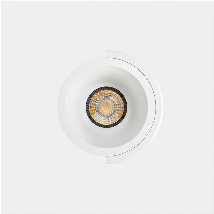 Downlight Lite ø105mm 6.7W Blanco cálido - 2700K CRI 80 30.2º ON-OFF Blanco IP54 510lm Leds C4 90-A029-14-00