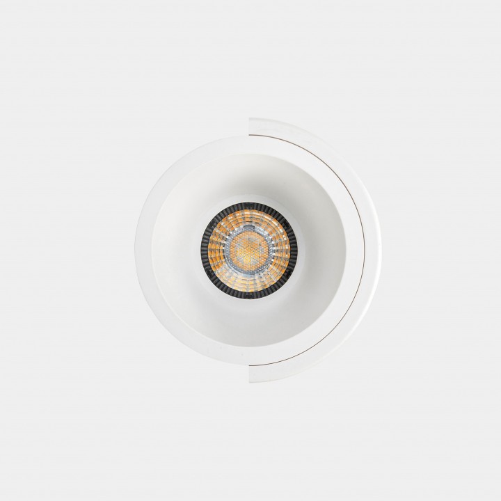 Downlight Lite ø105mm 6.7W Blanco cálido - 3000K CRI 80 30.2º ON-OFF Blanco IP54 510lm Leds C4 90-A030-14-00