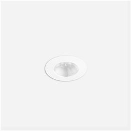 Downlight Play Flat Round Fixed 6.4W Blanco cálido - 2700K CRI 90 48.7º Negro IP54 562lm Leds C4 AG11-P7V9F1BB60