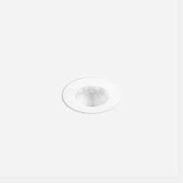 Downlight Play Flat Round Fixed 6.4W Blanco cálido - 2700K CRI 90 27.9º Blanco IP54 582lm Leds C4 AG11-P7V9M2BB14