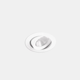 Downlight Play Flat Round Adjustable Blanco IP23 Leds C4 AG12-AAG1NABU14