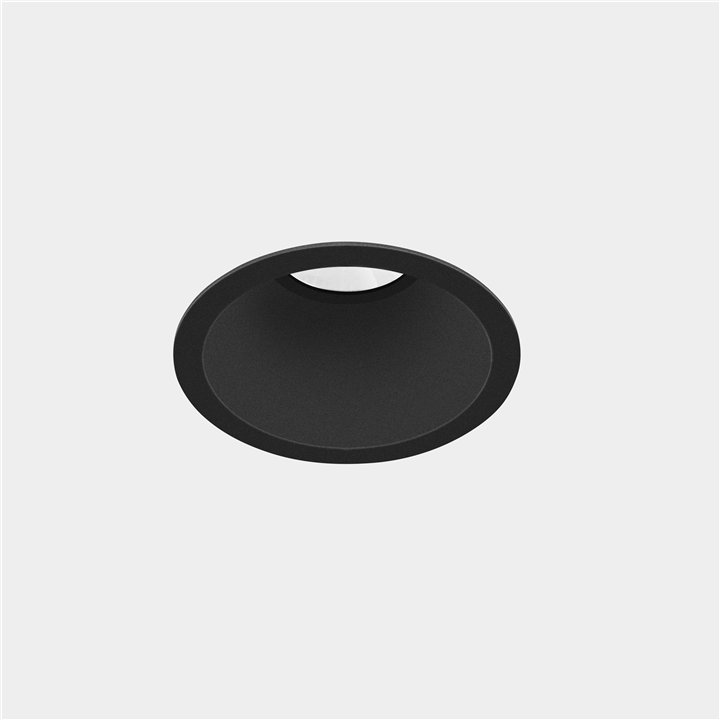 Downlight Play High Visual Confort Round Fixed 6.4W Blanco neutro - 4000K CRI 90 48.4º DALI-2 Negro IP54 618lm Leds C4 AG13-P7X9