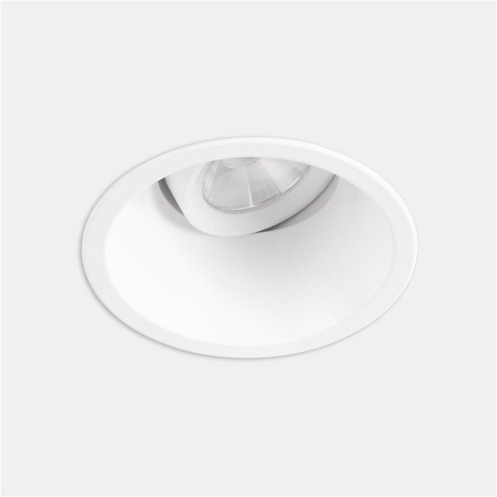 Downlight Play High Visual Confort Round Adjustable 6.4W Blanco cálido - 2700K CRI 90 27.7º ON-OFF Blanco IP23 569lm Leds C4 AG1