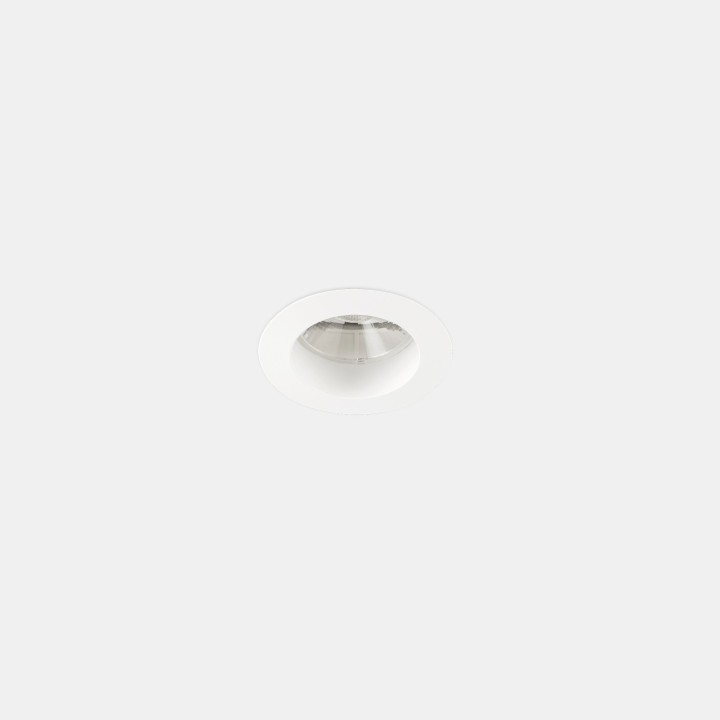 Downlight Play Deep Round Fixed 6.4W Blanco cálido - 2700K CRI 90 27.1º DALI-2 Negro IP54 473lm Leds C4 AG15-P7V9M2DS60