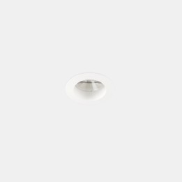 Downlight Play Deep Round Fixed 6.4W Blanco cálido - 2700K CRI 90 27.2º PHASE CUT Blanco IP54 543lm Leds C4 AG15-P7V9M2TS14