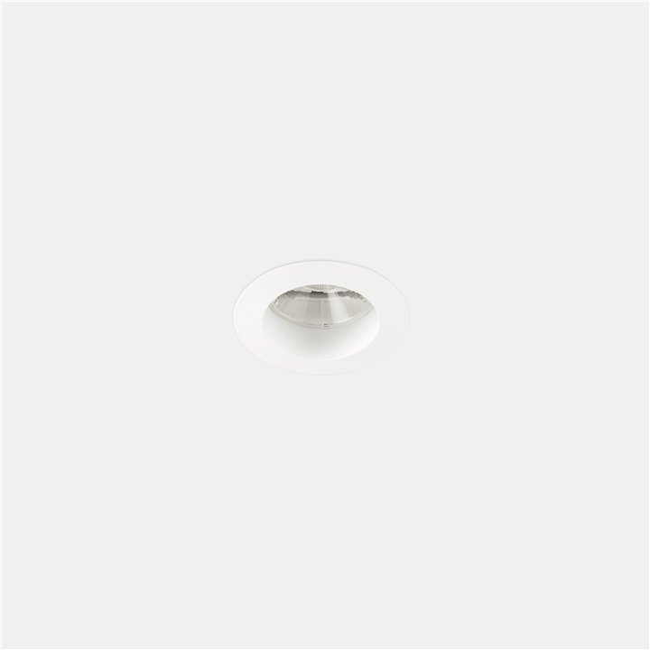 Downlight Play Deep Round Fixed 6.4W Blanco cálido - 2700K CRI 90 14.2º PHASE CUT Blanco IP54 524lm Leds C4 AG15-P7V9S2TS14