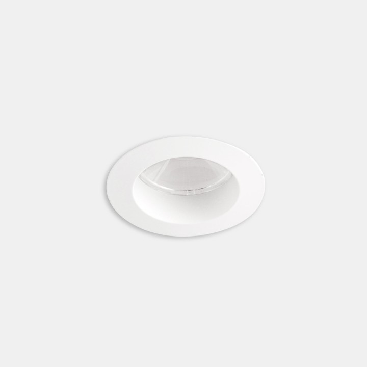Downlight Play Deep Round Fixed Emergency 6.4W Blanco cálido - 3000K CRI 90 27.2º ON-OFF Blanco IP54 629lm Leds C4 AG15-P7W9M2O1