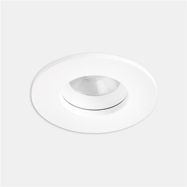 Downlight Play IP65 Round Fixed 6.4W Blanco neutro - 4000K CRI 90 48.5º ON-OFF Blanco IP65 618lm Leds C4 AG16-P7X9F1OU14