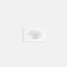 Downlight Play Flat Square Fixed 12W Blanco cálido - 3000K CRI 90 44.4º Negro IP54 1285lm Leds C4 AG19-13W9F1BB60