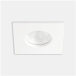 Downlight Play IP65 Square Fixed 6.4W Blanco cálido - 3000K CRI 90 48.5º DALI-2 Blanco IP65 618lm Leds C4 AG22-P7W9F1DS14