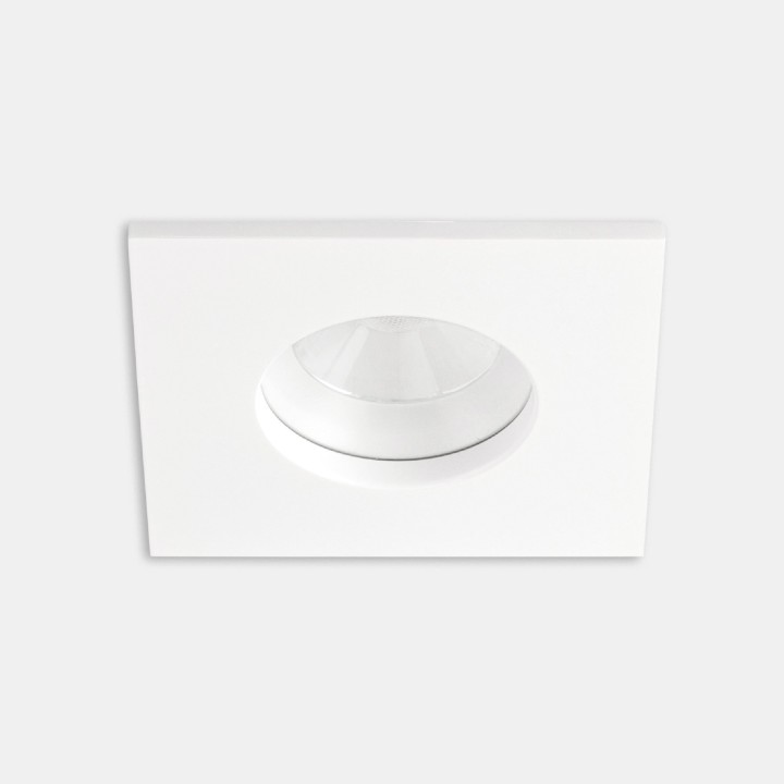 Downlight Play IP65 Square Fixed Emergency 6.4W Blanco cálido - 3000K CRI 90 27.8º ON-OFF Blanco IP65 629lm Leds C4 AG22-P7W9M2O