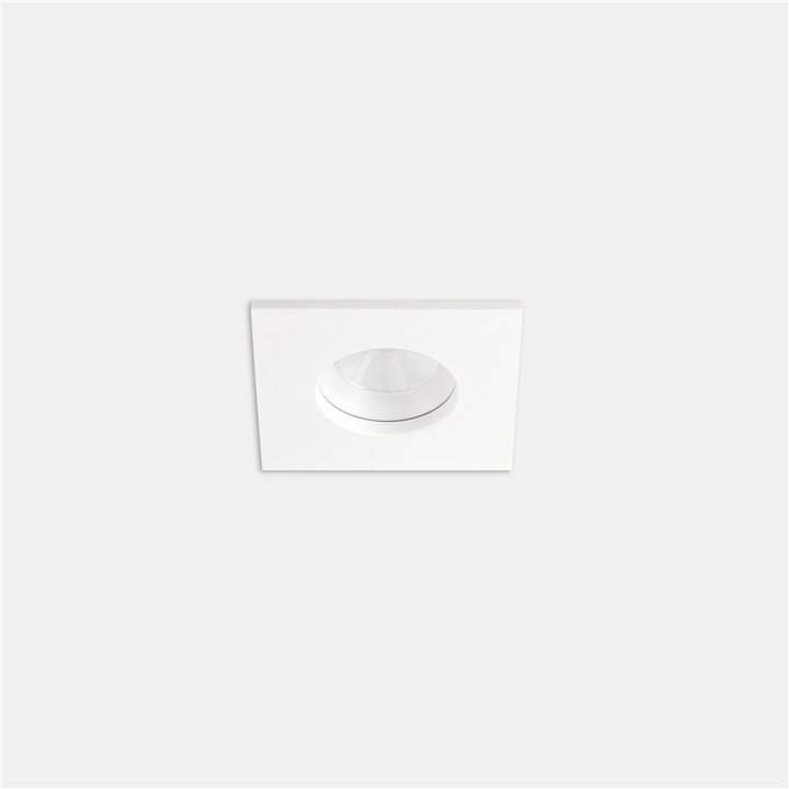 Downlight Play IP65 Square Fixed 6.4W Blanco cálido - 3000K CRI 90 14.7º Negro IP65 566lm Leds C4 AG22-P7W9S2BB60