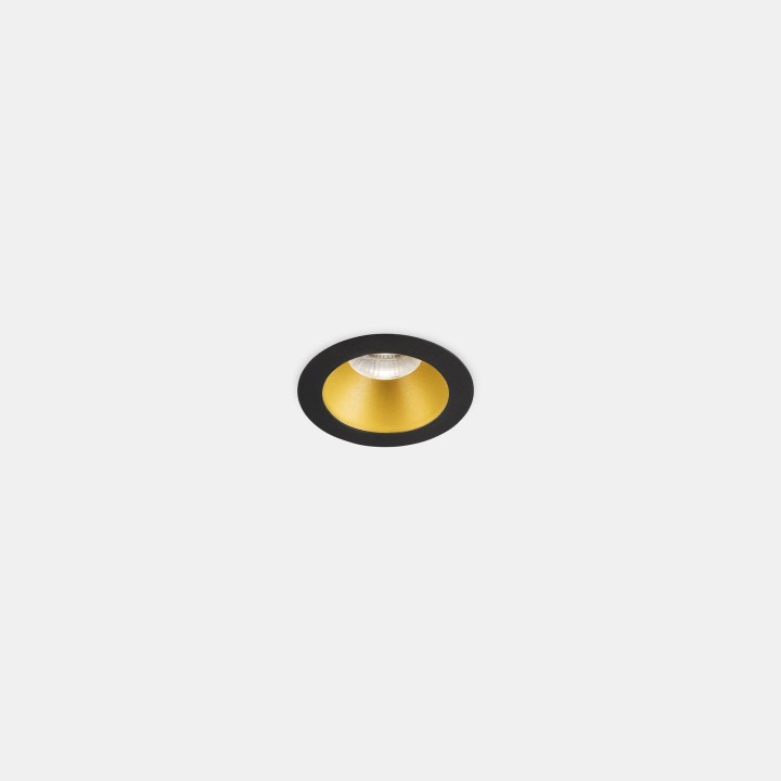 Downlight Play Deco Symmetrical Round Fixed Emergency 6.4W Blanco neutro - 4000K CRI 90 28º ON-OFF Blanco/blanco IP54 662lm Leds
