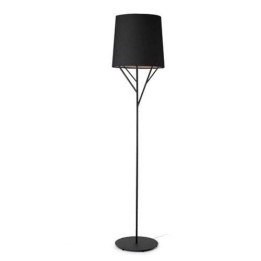 Lámpara pie de salón de Metal TREE para Interior Negro 1L E27