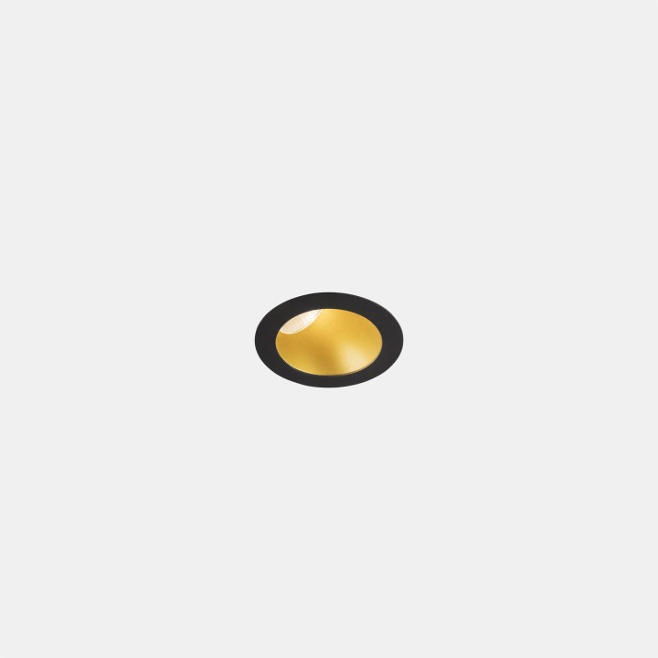 Downlight Play Deco Asymmetrical Round Fixed Emergency 6.4W Blanco cálido - 3000K CRI 90 26.9º ON-OFF Blanco/blanco IP54 612lm L