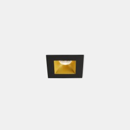 Downlight Play Deco Symmetrical Square Fixed 12W Blanco cálido - 3000K CRI 90 45.1º Negro/Blanco IP54 1293lm Leds C4 AG27-13W9F1