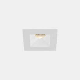 Downlight Play Deco Symmetrical Square Fixed 12W Blanco cálido - 3000K CRI 90 45.1º Blanco/blanco IP54 1293lm Leds C4 AG27-13W9F