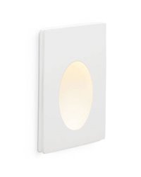 Downlight empotrable Yeso y Aluminio PLAS-1 para Interior Blanco LED