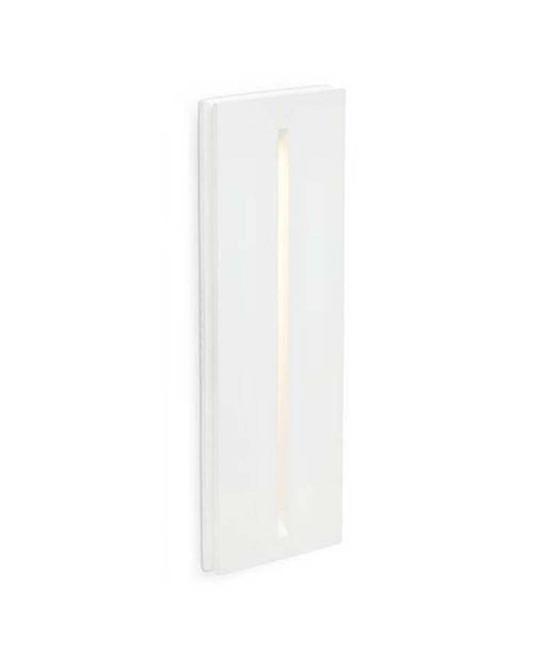 Downlight empotrable Yeso y Aluminio PLAS-2 para Interior Blanco LED