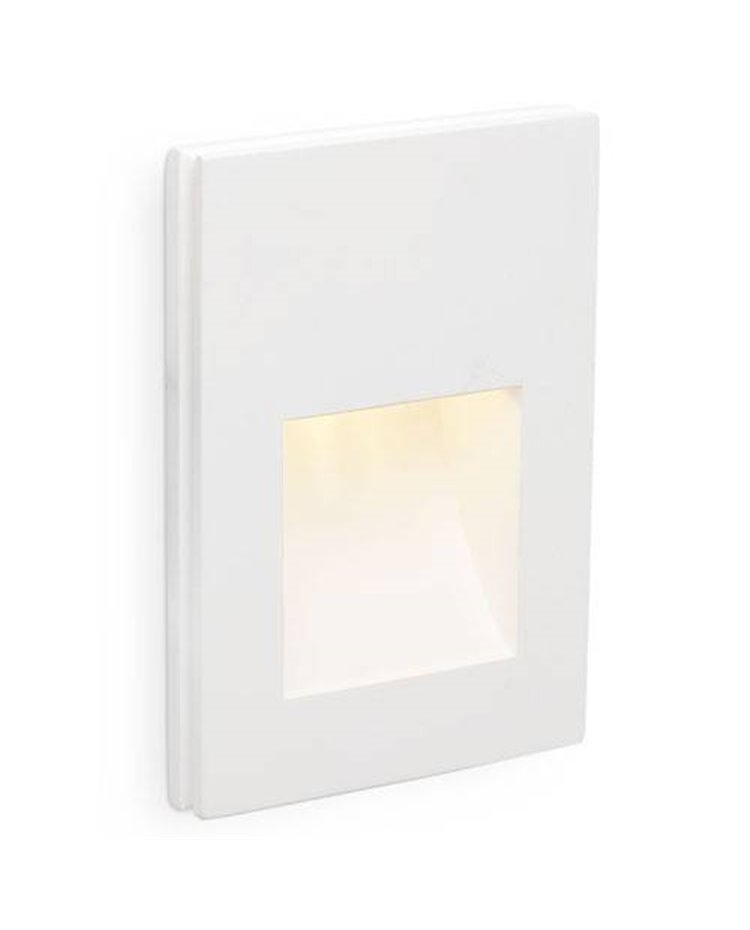 Downlight empotrable Yeso y Aluminio PLAS-3 para Interior Blanco LED