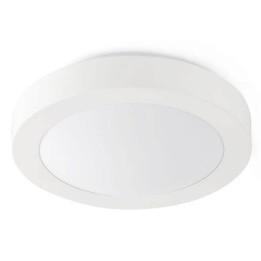 Plafón de Aluminio LOGOS-1 para Baño color Blanco E27