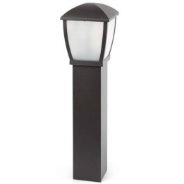Baliza de aluminio  WILMA Exterior color Gris oscuro E27
