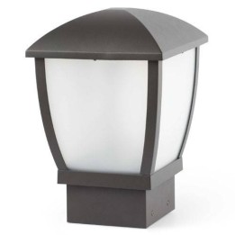 Sobremuro de aluminio  WILMA Exterior color Gris oscuro E27