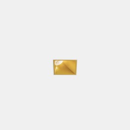 Downlight Play Deco Asymmetrical Square Fixed Trimless 6.4W Blanco cálido - 3000K CRI 90 28.4º ON-OFF Sin marco/Oro IP54 543lm L