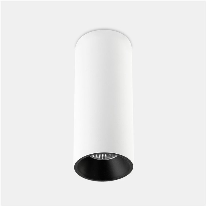 Downlight Play Deco Surface 6.4W Blanco cálido - 3000K CRI 90 14.3º ON-OFF Negro/Oro IP23 604lm Leds C4 AG32-P7W9S2OUWM