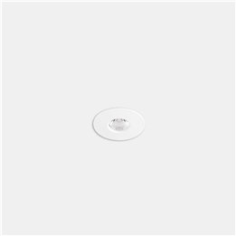 Downlight Play Flat Mini Round Fixed 3.2W Blanco cálido - 3000K CRI 80 46.7º Blanco IP54 333lm Leds C4 AG33-P3W8F1BB14