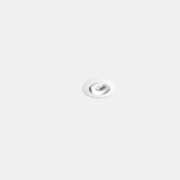Downlight Play Flat Mini Round Adjustable 3.2W Blanco cálido - 2700K CRI 80 47.2º Negro IP23 333lm Leds C4 AG34-P3V8F1BB60