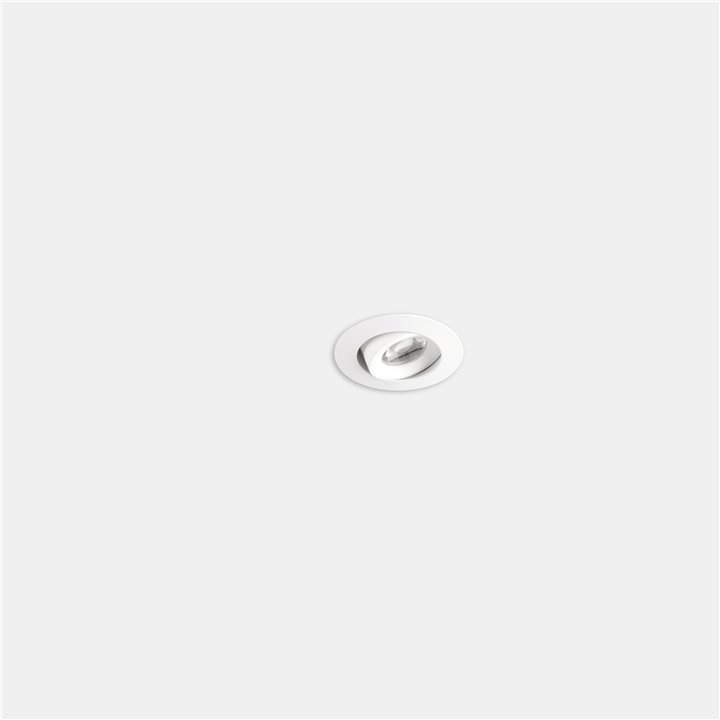 Downlight Play Flat Mini Round Adjustable 3.2W Blanco neutro - 4000K CRI 80 28.2º Negro IP23 346lm Leds C4 AG34-P3X8M2BB60