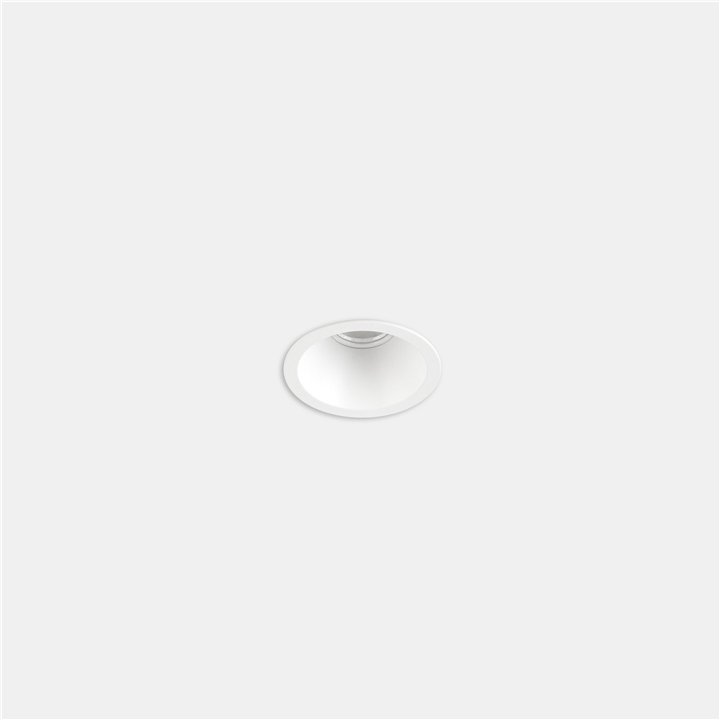 Downlight Play High Visual Comfort Mini Round Fixed 3.2W Blanco neutro - 4000K CRI 80 29º Negro IP54 332lm Leds C4 AG36-P3X8M2BB