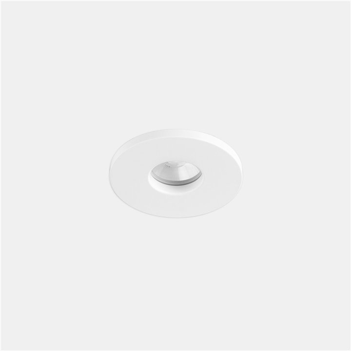 Downlight Play IP65 Mini Round Fixed 3.2W Blanco cálido - 3000K CRI 80 28.1º ON-OFF Negro IP65 306lm Leds C4 AG37-P3W8M2OU60