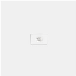 Downlight Play Flat Mini Square Fixed 3.2W Blanco cálido - 2700K CRI 80 28.4º Negro IP54 347lm Leds C4 AG38-P3V8M2BB60
