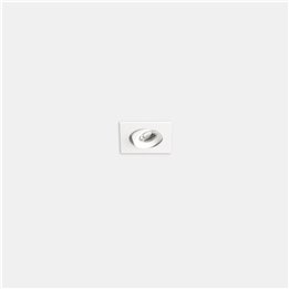 Downlight Play Flat Mini Square Adjustable 3.2W Blanco cálido - 3000K CRI 80 28.4º Blanco IP23 349lm Leds C4 AG39-P3W8M2BB14