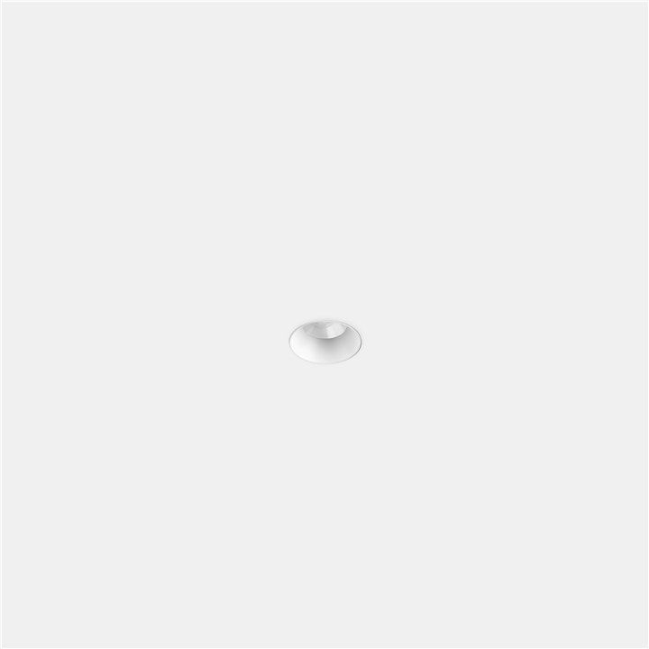 Downlight Play High Visual Comfort Mini Round Fixed Trimless 3.2W Blanco neutro - 4000K CRI 80 29º Negro IP54 337lm Leds C4 AG41