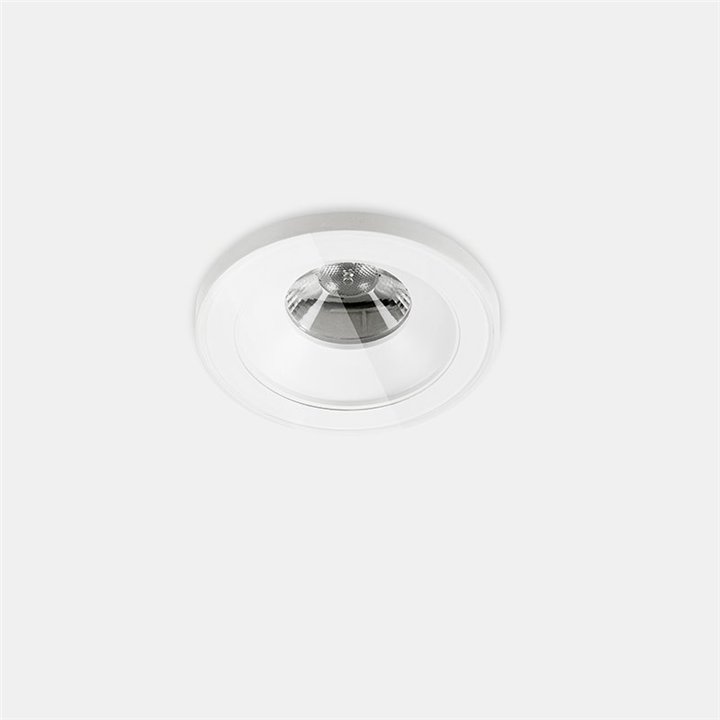 Downlight Play IP65 Glass Round Fixed 11.9W Blanco cálido - 3000K CRI 90 33.6º ON-OFF Blanco IP65 1176lm Leds C4 AG43-13W9M2OU14