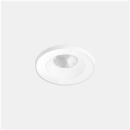 Downlight Play IP65 Glass Round Fixed 18W Blanco neutro - 4000K CRI 90 32.6º Blanco IP65 1625lm Leds C4 AG43-18X9M2BB14