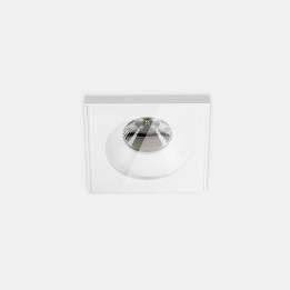 Downlight Play IP65 Glass Square Fixed 17.7W Blanco neutro - 4000K CRI 90 33.6º ON-OFF Blanco IP65 1621lm Leds C4 AG44-18X9M2OU1