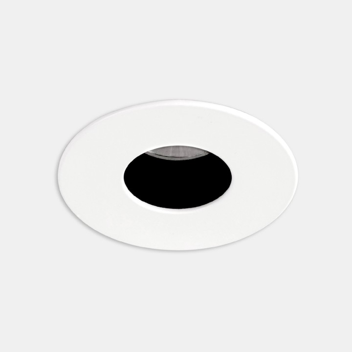 Downlight Play Pinhole Round Fixed 6.4W Blanco cálido - 2700K CRI 90 32.4º DALI-2 Blanco IP54 304lm Leds C4 AG45-P7V9M2DS14